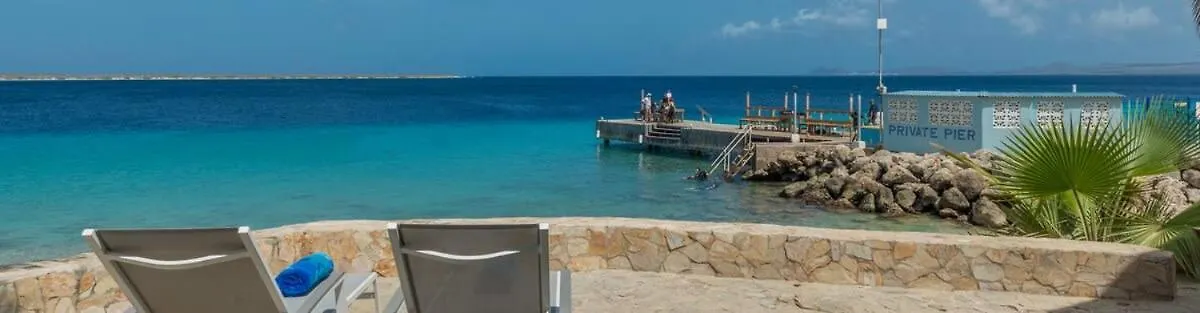Oceanfront Deluxe Apartment Blue Marlin at Den Laman Kralendijk Mini-hôtel